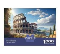 Rompecabezas para Adolescentes 1000 Roman Colosseum Ancient History & Architecture Rompecabezas para Adultos Juguete Decoración De Pared Alivia El Estrés Ayuda A Ejercitar El Cerebro 38x26cm/1000pcs