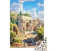 Rompecabezas para Adolescentes 1000 Roman Ruins Ancient History Rompecabezas DIY Juguetes Difícil Oferta Difícil como Regalos para Toda La Familia 70x50cm/1000pcs