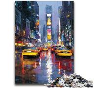 Rompecabezas para Adolescentes: 1000 Rompecabezas con escenas callejeras de Nueva York Entrena tu Cerebro y Tus Manos Interacción Entre Padres e Hijos para Mayores de 14 años 38x26cm