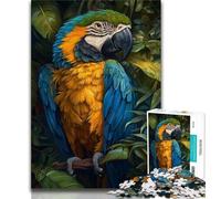 Rompecabezas para Adolescentes: 1000 Rompecabezas de Loros de la Jungla Un Juego desafiante Toda la Familia 26x38cm