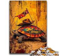 Rompecabezas para Adolescentes: 1000 Rompecabezas de Tortugas viajeras para Adultos, Ideal para aliviar el estrés, Pasar el rato en casa e interactuar Entre Padres e Hijos (26x38cm)