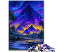 Rompecabezas para Adolescentes, 1000 Rompecabezas, misteriosas pirámides egipcias para Mayores de 14 años, Juegos Familiares, Juegos de Navidad, Regalos para Mujeres, 26x38cm
