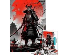Rompecabezas para Adolescentes 1000 Ronin Warrior para Juego Educativo desafío Juguete Juegos Familiares Carrera de Velocidad de Manos Regalos de cumpleaños (tamaño 75x50cm)
