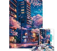 Rompecabezas para Adolescentes 1000 Sakura Evenings Rompecabezas para Adolescentes Juegos Divertidos Corte de precisión cumpleaños (tamaño 38x52cm)