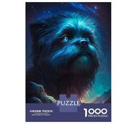 Rompecabezas para Adolescentes 1000 Shih Tzu Dog Fictive Rompecabezas para Adultos Juguete Decoración De Pared Alivia El Estrés Ayuda A Ejercitar El Cerebro 52x38cm/1000pcs