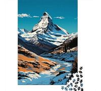 Rompecabezas para Adolescentes 1000 Snow-Capped Mountain Landscape-2 Rompecabezas DIY Juguetes Difícil Oferta Difícil como Regalos para Toda La Familia 70x50cm/1000pcs