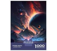 Rompecabezas para Adolescentes 1000 Space Fantasy Realms Rompecabezas para Adultos Juegos Divertidos Regalos para Mujeres Ayuda A Ejercitar El Cerebro 38x26cm/1000pcs