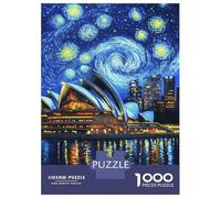 Rompecabezas para Adolescentes 1000 Starry Opera Night Rompecabezas para Adultos Juguete Decoración De Pared Alivia El Estrés Ayuda A Ejercitar El Cerebro 70x50cm/1000pcs
