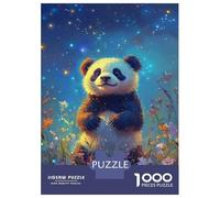 Rompecabezas para Adolescentes 1000 Starry Panda Dreams Rompecabezas Juegos Familiares Regalos para Mujeres Oferta como Regalos para Toda La Familia 52x38cm/1000pcs
