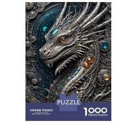 Rompecabezas para Adolescentes 1000 Steampunk Galactic Dragon Rompecabezas Juegos Familiares Regalos para Mujeres Oferta como Regalos para Toda La Familia 70x50cm/1000pcs