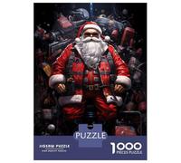 Rompecabezas para Adolescentes 1000 Street Santa Rompecabezas para Adultos Juguete Decoración De Pared Alivia El Estrés Ayuda A Ejercitar El Cerebro 70x50cm/1000pcs