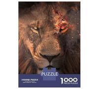 Rompecabezas para Adolescentes 1000 Terminator Lion Rompecabezas para Adultos Juego Práctico Patrón De Ensamblaje Oferta como Regalos para Toda La Familia 70x50cm/1000pcs