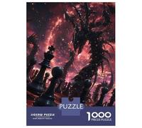 Rompecabezas para Adolescentes 1000 The Deers Tale A Samourai Rompecabezas para Adultos Juego Práctico Patrón De Ensamblaje Oferta como Regalos para Toda La Familia 52x38cm/1000pcs