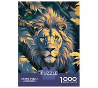 Rompecabezas para Adolescentes 1000 The Golden Lion Rompecabezas para Adultos Juego Práctico Patrón De Ensamblaje Oferta como Regalos para Toda La Familia 52x38cm/1000pcs