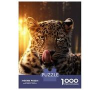 Rompecabezas para Adolescentes 1000 The Leopard Cub Rompecabezas para Adultos Juguete Decoración De Pared Alivia El Estrés Ayuda A Ejercitar El Cerebro 70x50cm/1000pcs