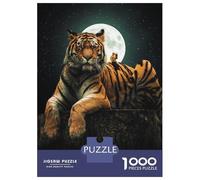 Rompecabezas para Adolescentes 1000 The Tiger and Squirrel Rompecabezas para Adultos Juego Práctico Patrón De Ensamblaje Oferta como Regalos para Toda La Familia 38x26cm/1000pcs
