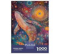 Rompecabezas para Adolescentes 1000 Whale of A Tale -1 Rompecabezas para Adultos Juego Práctico Patrón De Ensamblaje Oferta como Regalos para Toda La Familia 52x38cm/1000pcs
