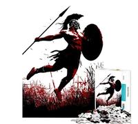 Rompecabezas para Adolescentes 1000 What A Spartan's Spear Aches ANS Juegos de relajación Juguete Juego Intelectual Grandes Regalos y Juguetes Actividades Familiares (Tamaño 38x26cm)