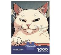 Rompecabezas para Adolescentes 1000 Woman Yelling at Cat Rompecabezas para Adultos Juguete Decoración De Pared Alivia El Estrés Ayuda A Ejercitar El Cerebro 52x38cm/1000pcs