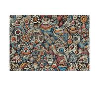 Rompecabezas para Adolescentes 1000pcs(38x26cm) Abstract Tribal Pattern II Rompecabezas Juegos Relajantes Pero Divertidos Y Humorísticos Regalos De Cumpleaños Y Únicos 1000pcs(38x26cm)