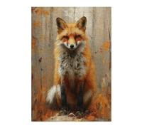 Rompecabezas para Adolescentes 1000pcs(38x26cm) Autumn Fox Portrait-3 Rompecabezas para Adolescentes Juegos Divertidos Desafío Difícil Cumpleaños 1000pcs(38x26cm)