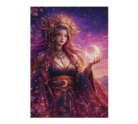 Rompecabezas para Adolescentes 1000pcs(38x26cm) Celestial Woman in Sakura Twilight Rompecabezas Juguetes Antiestrés Difíciles Regalos De Cumpleaños Y Únicos 1000pcs(38x26cm)