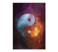 Rompecabezas para Adolescentes 1000pcs(38x26cm) Cosmic Yin Yang Symbol-6 Rompecabezas para Adultos Juguetes Antiestrés Mejora La Memoria Ayuda A Ejercitar El Cerebro 1000pcs(38x26cm)