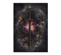 Rompecabezas para Adolescentes 1000pcs(38x26cm) Dragon Sword Fantasy Artwork -2 Rompecabezas para Adultos Juego Práctico Decoración De Pared Cumpleaños 1000pcs(38x26cm)