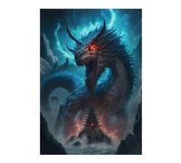 Rompecabezas para Adolescentes 1000pcs(38x26cm) Dragon'S Roar Mythical Fantasy Artwork Rompecabezas para Adultos Juegos Familiares Decoración 1000pcs(38x26cm)