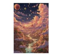 Rompecabezas para Adolescentes 1000pcs(38x26cm) Fantasy Cloud City with Balloons Rompecabezas DIY Juguetes Regalos para Mujeres Cumpleaños Y Navidad 1000pcs(38x26cm)