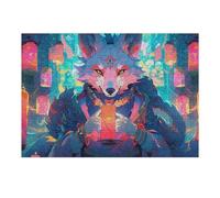 Rompecabezas para Adolescentes 1000pcs(38x26cm) Fox Lantern Festival Celebration Rompecabezas para Adultos Juego Práctico Decoración De Pared Cumpleaños 1000pcs(38x26cm)
