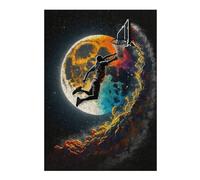 Rompecabezas para Adolescentes 1000pcs(38x26cm) Galactic Slam Dunk Rompecabezas para Adultos Juego Familiar Carrera De Velocidad De Manos Regalos Y Cumpleaños Únicos 1000pcs(38x26cm)