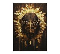 Rompecabezas para Adolescentes 1000pcs(38x26cm) Golden Crown of Thorns Art Print-1 Rompecabezas para Adultos Juegos Familiares Alivia El Estrés Juegos Desafiantes Regalos 1000pcs(38x26cm)