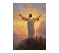 Rompecabezas para Adolescentes 1000pcs(38x26cm) Jesus Christ Painting Artwork Rompecabezas para Adultos Juego De Ingenio Patrón De Ensamblaje Regalos para Amigos Y Familiares 1000pcs(38x26cm)