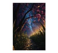 Rompecabezas para Adolescentes 1000pcs(38x26cm) Magical Night Pathway Rompecabezas para Adolescentes Juegos Relajantes Regalo De Cumpleaños Desafiante De Completar 1000pcs(38x26cm)