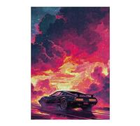 Rompecabezas para Adolescentes 1000pcs(38x26cm) Neon Night Drive Rompecabezas para Adultos Juego De Ingenio Patrón De Ensamblaje Regalos para Amigos Y Familiares 1000pcs(38x26cm)