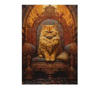 Rompecabezas para Adolescentes 1000pcs(38x26cm) Royal Persian Cat Throne-12 Rompecabezas para Adultos Juguete Decoración De Pared Mejora La Memoria Gran Regalo para Jugar 1000pcs(38x26cm)