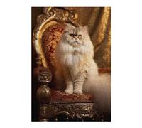 Rompecabezas para Adolescentes 1000pcs(38x26cm) Royal Persian Cat Throne-6 Rompecabezas para Adolescentes Juegos Relajantes para La Diversión Familiar 1000pcs(38x26cm)