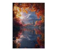 Rompecabezas para Adolescentes 1000pcs(38x26cm) S Autumnal Reflections on Fuji Lake Rompecabezas para Adultos Juegos Relajantes Una Obra De Arte Cumpleaños Y Navidad 1000pcs(38x26cm) S