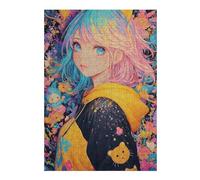 Rompecabezas para Adolescentes 1000pcs(38x26cm) S Colorful Fantasy Artwork Rompecabezas para Adultos Juego De Ingenio Decoración De Pared Desafiante De Completar 1000pcs(38x26cm) S