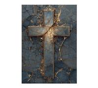 Rompecabezas para Adolescentes 1000pcs(38x26cm) S Golden Cross Marble Texture Rompecabezas para Adultos Juegos Divertidos Mejora La Memoria Cumpleaños Y Navidad 1000pcs(38x26cm) S