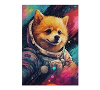 Rompecabezas para Adolescentes 1000pcs(38x26cm) Space Dog Adventure-292 Rompecabezas para Adultos Juego Práctico Decoración De Pared Cumpleaños 1000pcs(38x26cm)