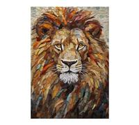 Rompecabezas para Adolescentes 1000pcs(38x26cm) Stunning Lion Mosaic Artwork Rompecabezas para Adultos Juego De Ingenio Análisis Y Lógica Cumpleaños Y Navidad 1000pcs(38x26cm)