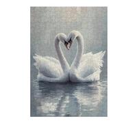 Rompecabezas para Adolescentes 1000pcs(38x26cm) Swan Love Heart Painting -1 Rompecabezas para Adultos Juegos Familiares Alivia El Estrés Juegos Desafiantes Regalos 1000pcs(38x26cm)