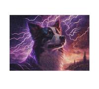 Rompecabezas para Adolescentes 1000pcs(38x26cm) Thundering Canine Majesty -8 Rompecabezas Juguetes Antiestrés Difíciles Regalos De Cumpleaños Y Únicos 1000pcs(38x26cm)