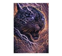 Rompecabezas para Adolescentes 1000pcs(38x26cm) Thundering Tiger Power Rompecabezas para Adultos Juego Práctico Decoración De Pared Cumpleaños 1000pcs(38x26cm)