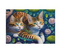 Rompecabezas para Adolescentes 1000pcs(38x26cm) Underwater Cats Adventure Rompecabezas Juegos Relajantes Pero Divertidos Y Humorísticos Regalos De Cumpleaños Y Únicos 1000pcs(38x26cm)