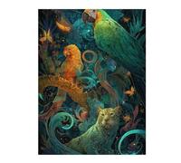 Rompecabezas para Adolescentes 1000pcs(52x38cm) Amazonian Wildlife Symphony -1 Rompecabezas para Adultos Juegos Relajantes Una Obra De Arte Cumpleaños Y Navidad 1000pcs(52x38cm)