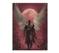 Rompecabezas para Adolescentes 1000pcs(52x38cm) Angel Warrior with Sword Rompecabezas para Adultos Juegos Relajantes Que Mejoran La Memoria Actividades Divertidas En Casa 1000pcs(52x38cm)
