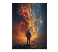 Rompecabezas para Adolescentes 1000pcs(52x38cm) Astronaut Gazing at Galaxy Rompecabezas para Adolescentes Juegos Relajantes para La Diversión Familiar 1000pcs(52x38cm)